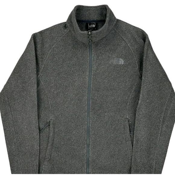 The North Face Men’s Full Zip Fleece Jacket Gray Size Large EUC - Picture 1 of 7